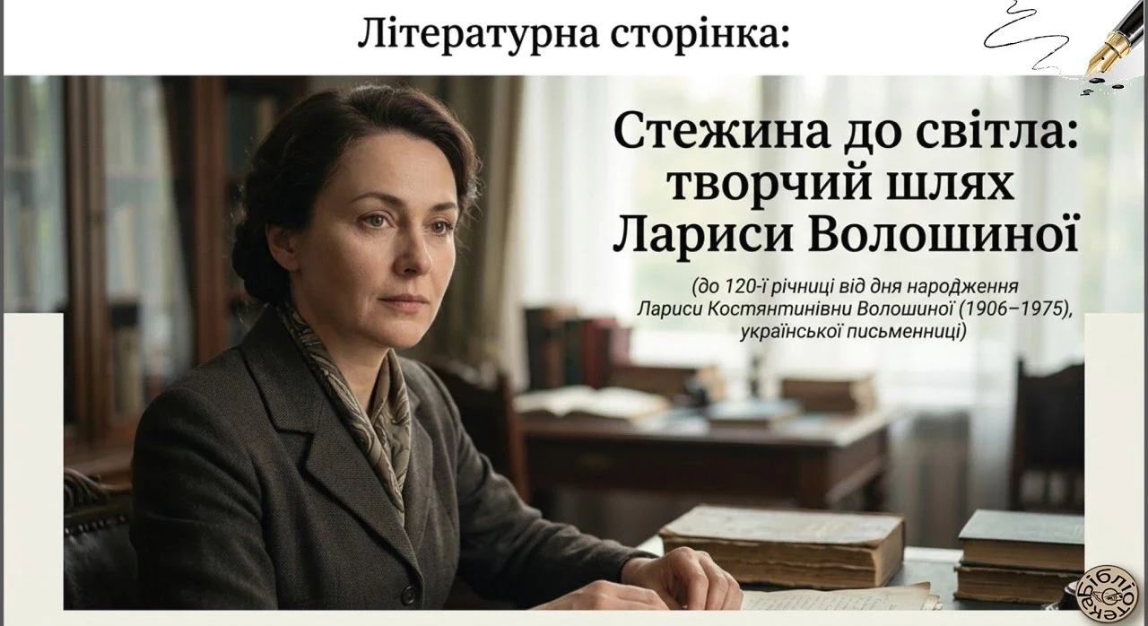 Лариса Волошина: стежина до світла